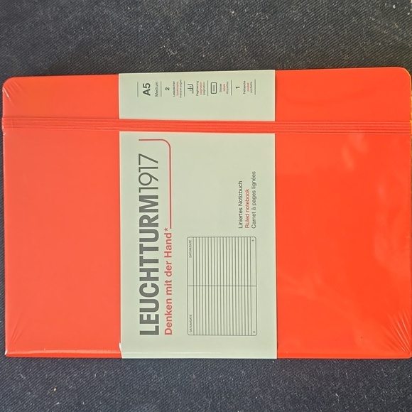 ❤️BUY 5 GET 3 FREE Leuchtturm1917 Notebook Medium (A5), Hardcover, Lobster - Picture 4 of 16
